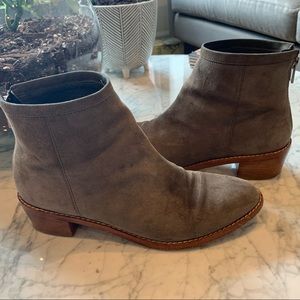 Loeffler Randall Felix Boot in Taupe Suede